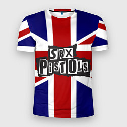 Футболка спортивная мужская Sex Pistols UK, цвет: 3D-принт