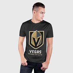 Футболка спортивная мужская Vegas: Golden Knights, цвет: 3D-принт — фото 2