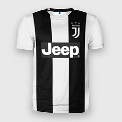 Мужская спорт-футболка FC Juventus: Home 18-19