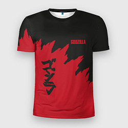 Футболка спортивная мужская Godzilla: Dark Style, цвет: 3D-принт