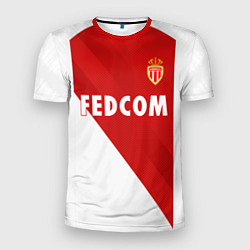 Футболка спортивная мужская FC Monaco: Home 18-19, цвет: 3D-принт