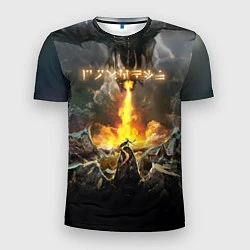 Мужская спорт-футболка TES: Dragon Flame