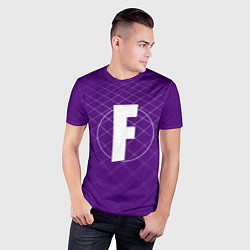 Футболка спортивная мужская F – Fortnite, цвет: 3D-принт — фото 2