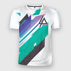 Мужская спорт-футболка Linkin Park: Green Geometry