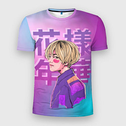 Футболка спортивная мужская Taehyung BTS, цвет: 3D-принт