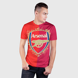Футболка спортивная мужская FC Arsenal - emblem, цвет: 3D-принт — фото 2
