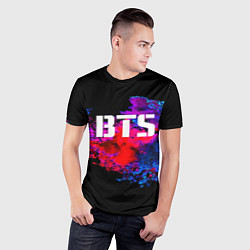 Футболка спортивная мужская BTS: Colors Explode, цвет: 3D-принт — фото 2