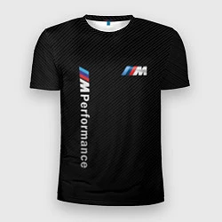 Мужская спорт-футболка BMW M PERFORMANCE CARBON КАРБОН