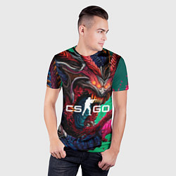 Футболка спортивная мужская CS GO hyper beast skin, цвет: 3D-принт — фото 2