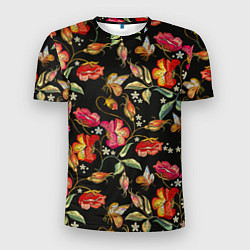 Мужская спорт-футболка Полевые цветы