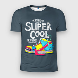 Футболка спортивная мужская Super Сool, цвет: 3D-принт