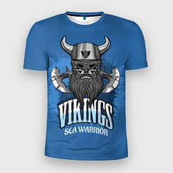 Футболка спортивная мужская Viking: Sea Warrior, цвет: 3D-принт