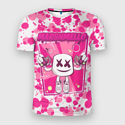 Футболка спортивная мужская Marshmello: Pink Fashion, цвет: 3D-принт