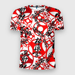 Мужская спорт-футболка Каратэ киокушинкай - эмблемы