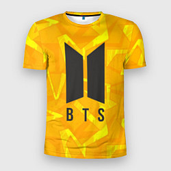 Футболка спортивная мужская BTS: Yellow Style, цвет: 3D-принт