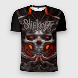 Футболка спортивная мужская Slipknot: Hell Skull, цвет: 3D-принт