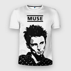 Футболка спортивная мужская Muse british rock band, цвет: 3D-принт