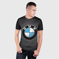Футболка спортивная мужская BMW РЕДАЧ, цвет: 3D-принт — фото 2