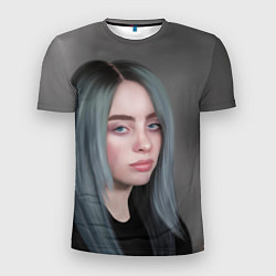 Футболка спортивная мужская Billie Eilish: Ocean Eyes, цвет: 3D-принт