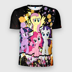 Футболка спортивная мужская My little pony band, цвет: 3D-принт