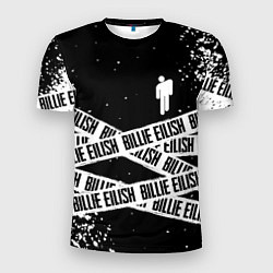Мужская спорт-футболка BILLIE EILISH: Black Tape