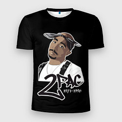 Футболка спортивная мужская 2pac, цвет: 3D-принт