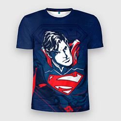 Мужская спорт-футболка Superman