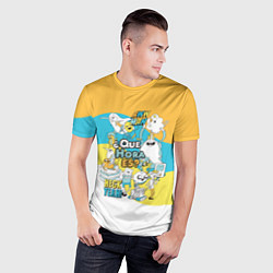 Футболка спортивная мужская Adventure Time, цвет: 3D-принт — фото 2