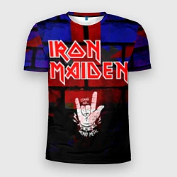 Футболка спортивная мужская Iron Maiden, цвет: 3D-принт