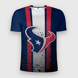 Футболка спортивная мужская Хьюстон Тексанс, цвет: 3D-принт
