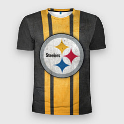 Футболка спортивная мужская Pittsburgh Steelers, цвет: 3D-принт