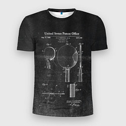 Футболка спортивная мужская Настольный теннис, цвет: 3D-принт