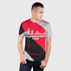 Футболка спортивная мужская Нурминский, цвет: 3D-принт — фото 2