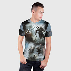 Футболка спортивная мужская Assassin??s Creed, цвет: 3D-принт — фото 2