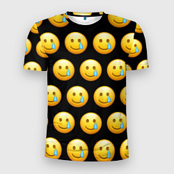 Футболка спортивная мужская New Emoji, цвет: 3D-принт