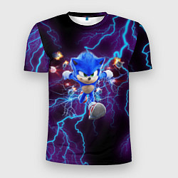 Футболка спортивная мужская SONIC, цвет: 3D-принт