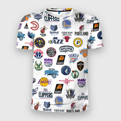 Мужская спорт-футболка NBA Pattern
