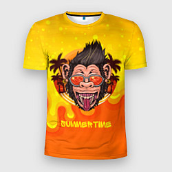 Мужская спорт-футболка Summertime обезьяна