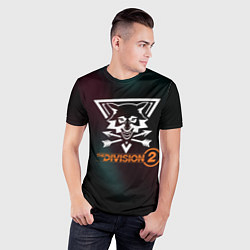 Футболка спортивная мужская The Division 2 Logo, цвет: 3D-принт — фото 2