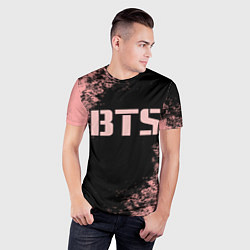 Футболка спортивная мужская BTS, цвет: 3D-принт — фото 2