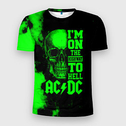 Футболка спортивная мужская I'm on the highway to hell ACDC, цвет: 3D-принт