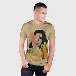 Футболка спортивная мужская MICK JAGGER, цвет: 3D-принт — фото 2