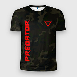 Футболка спортивная мужская Predator Military, цвет: 3D-принт