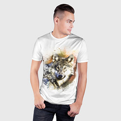 Футболка спортивная мужская Wolf, цвет: 3D-принт — фото 2