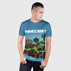 Футболка спортивная мужская Minecraft, цвет: 3D-принт — фото 2