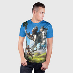 Футболка спортивная мужская HORIZON ZERO DAWN, цвет: 3D-принт — фото 2