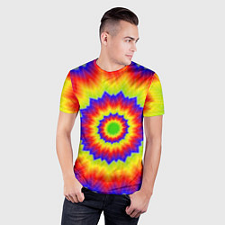 Футболка спортивная мужская Tie-Dye, цвет: 3D-принт — фото 2