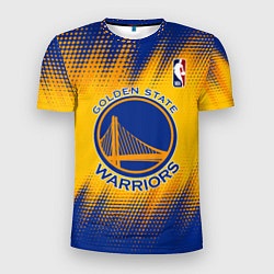 Футболка спортивная мужская Golden State Warriors, цвет: 3D-принт