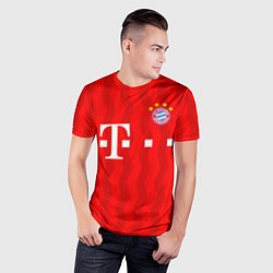 Футболка спортивная мужская FC Bayern Munchen, цвет: 3D-принт — фото 2