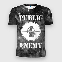 Футболка спортивная мужская PUBLIC ENEMY, цвет: 3D-принт